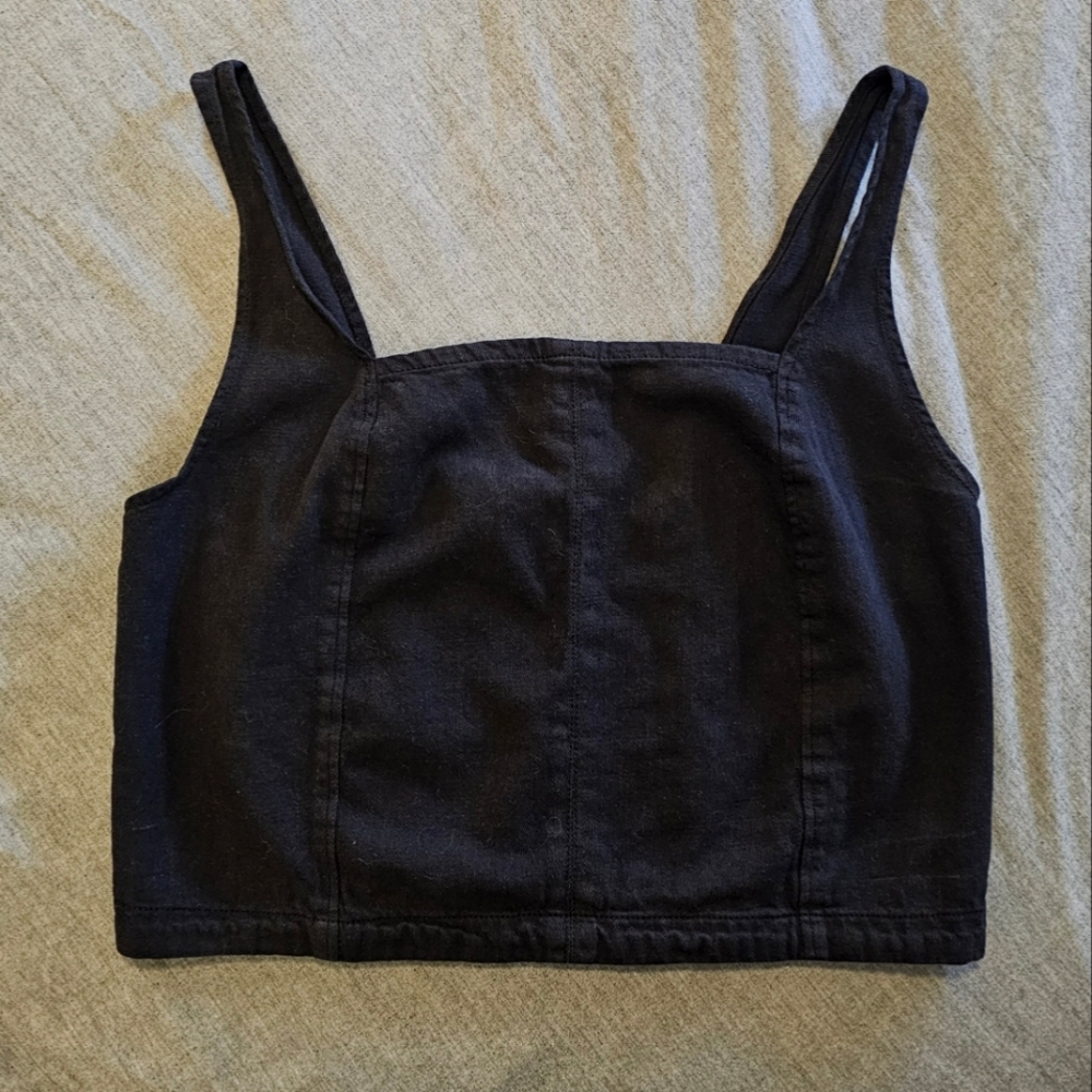 Habitual black crop top